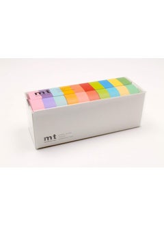 MT mt Washi Masking Tape, 15 mm x 10 mtrs Shade - Light Color (Pack of 10) 