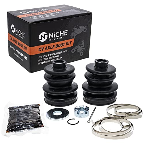 NICHE Front Rear CV Axle Boot Kit For Arctic Cat 400 500 300 250 454 375 Replaces 1436-207 1436-228 - Image 1