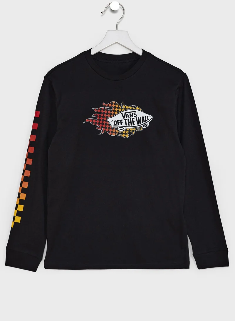VANS Youth Flame T-Shirt