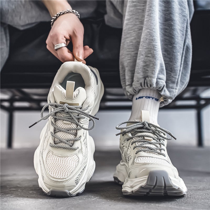 Putian Men'S Shoes Sense Increased Hong Kong Style Torre Shoes Youth Thick-Soled Casual Sneaker Winter Fleece-Lined Cotton Shoes - Image 2