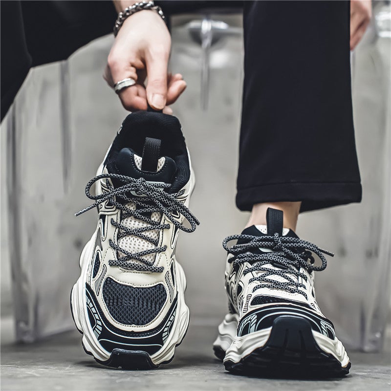 Putian Men'S Shoes Sense Increased Hong Kong Style Torre Shoes Youth Thick-Soled Casual Sneaker Winter Fleece-Lined Cotton Shoes - Image 3