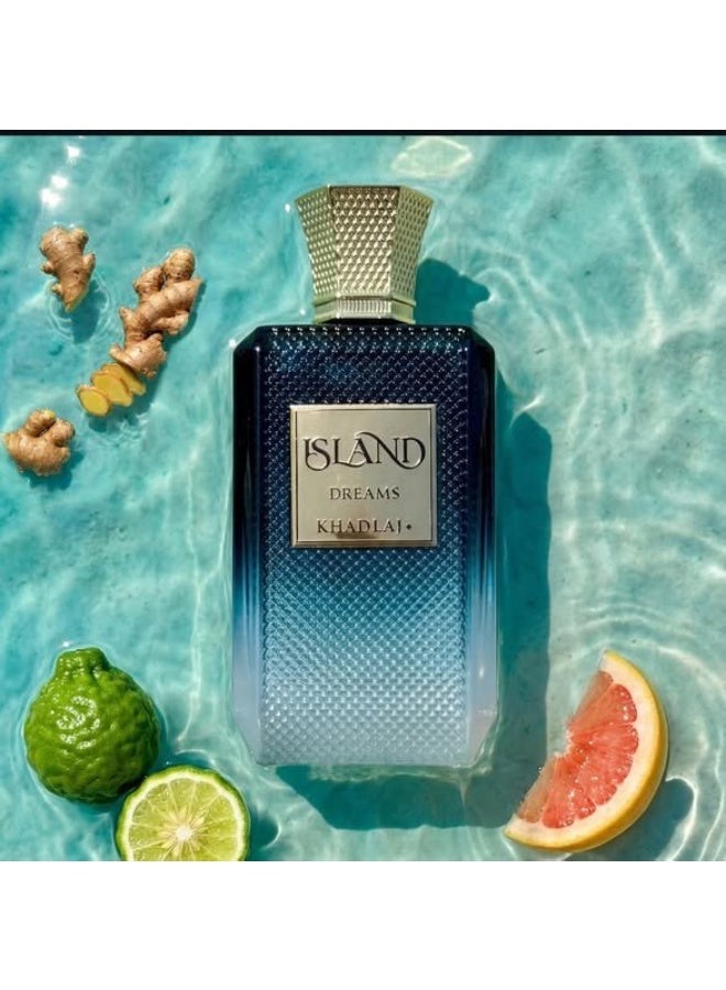 خدلج عطر آيلاند دريمز أو دي بارفان للجنسين 100 مل من خدلج – عطر حمضي منعش بالبرغموت والجريب فروت - Image 3