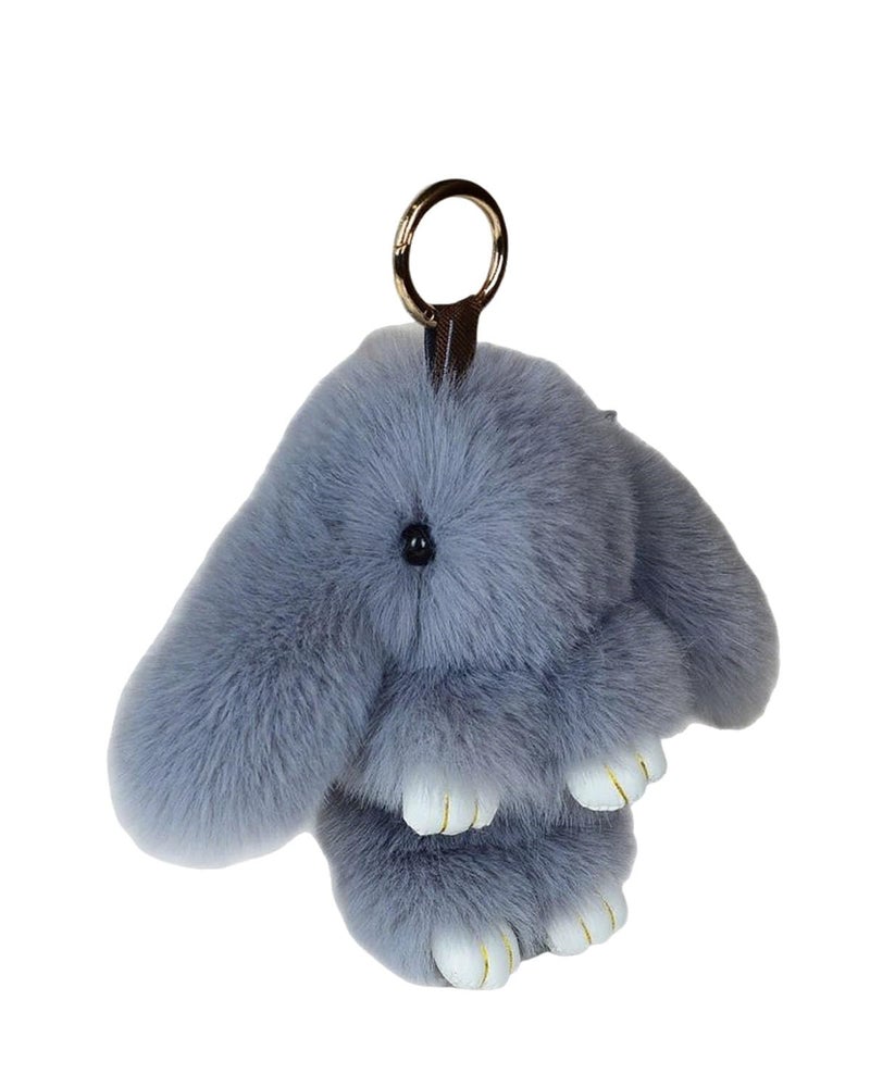KalamkariX Bunny Keychain, Plushies Keychain for Girls and Teens, Bag Charms Soft Toy for Everyday Use, Gift for Students, Enthusiasts, and Gift Shops - Image 1