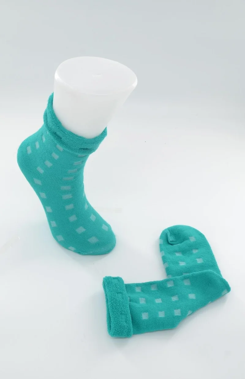 Dode Flora Flora Women's Special Collection Seamless Toe Towel Socks