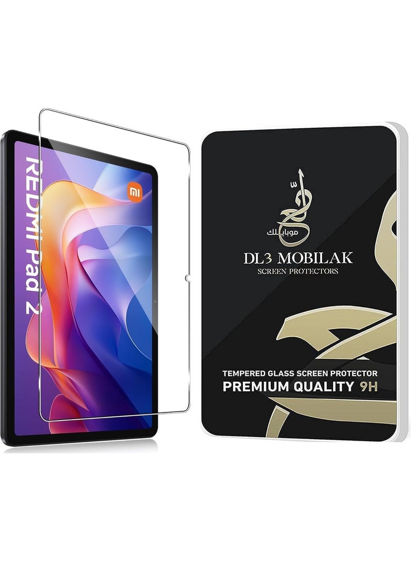 Dl3 Mobailk Dl3 Mobilak Screen Protector For Xiaomi Redmi Pad 2 2025 11 inch Tempered Glass Film [HD Crystal Clear] [Easy Installation] [Scratch Resistant] [9H Hardness] - Image 1