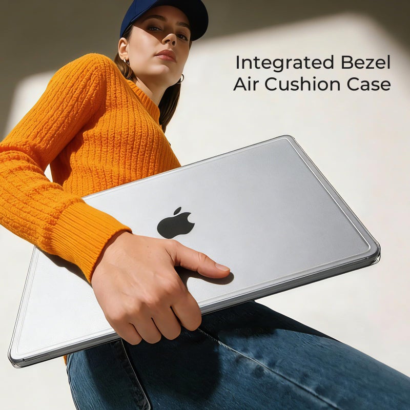 EooCoo Case for MacBook Air 13 inch, M5 M4 M3 M2 2026-2022 A3449 A3240 A3113 A2681, Reinforced Anti-Cracking, True-to-Device Matte Texture, Hard Shell Laptop Cover for MacBook Air 13.6 inch - Image 3
