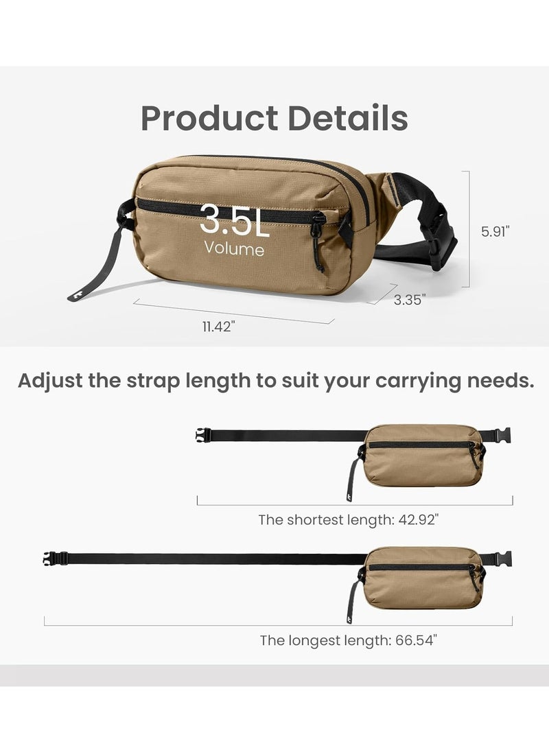 Tomtoc Aviator-T33 3.5L Sling Bag with RFID Blocking, Crossbody Bag Chest Shoulder Pack for Men and Women, Water-resistant Lightweight Carry Casual Bag for Travel, Daily Use  - Image 2