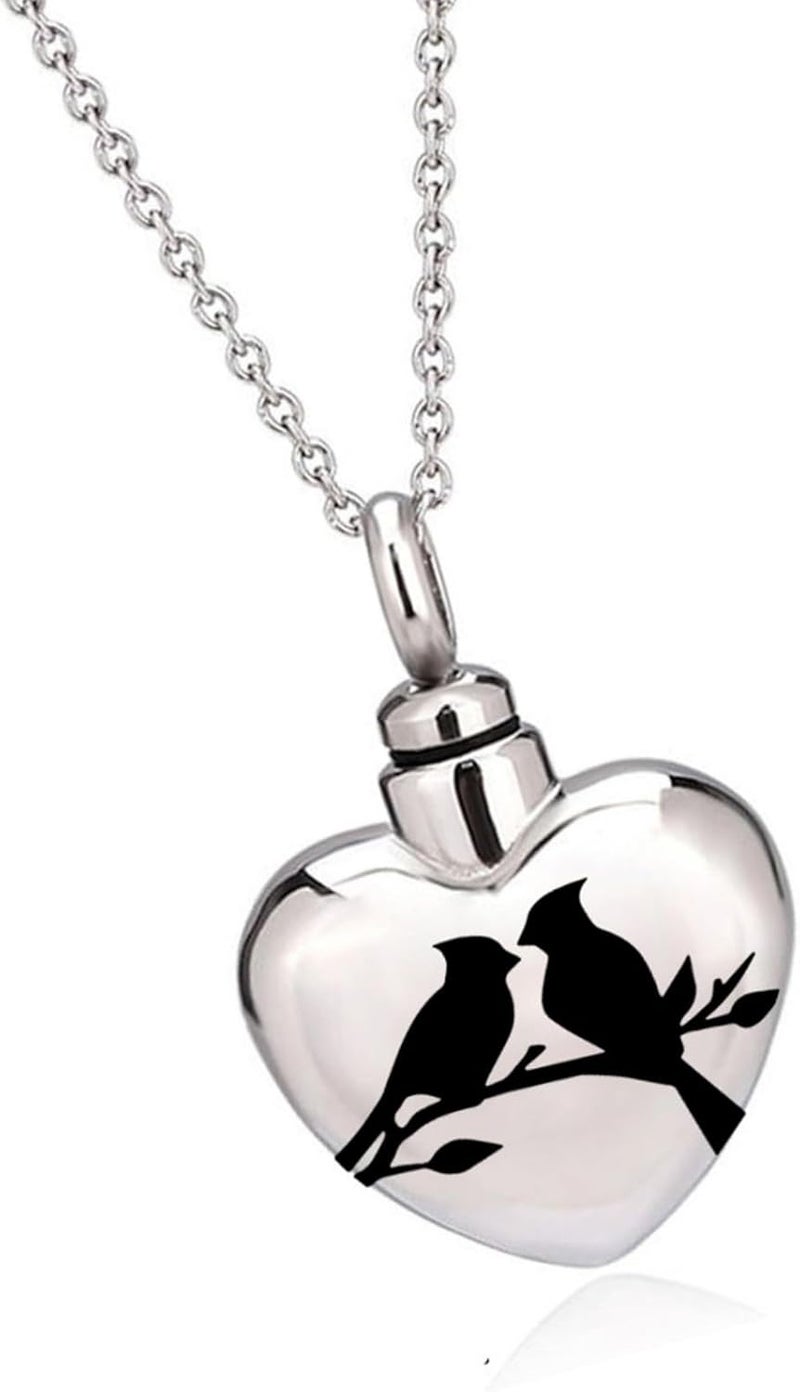 Dog Ashes Urn Necklace Pet Cremation Jewelry Keepsakes Memorial Pet Memorial Urn Pendants Necklace - Image 3