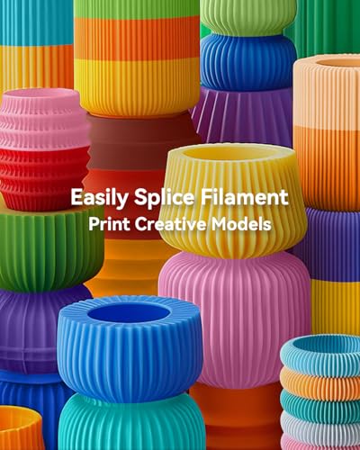 SUNLU Official Filament Connector, Fast Heating Filament Splicer for 3D Printer Filament 1.75mm, Up to 240°C, Compatible with PLA PETG TPU ABS PA Nylon, Easy to Use, Pack with 200PCS PTFE Sleeve - Image 5