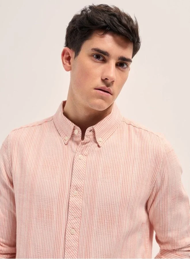 THE BEAR HOUSE Men's Shirt for Casual and Formal Wear | Classic Button-Down Style for Office, Daily Use, Travel, Events & All-Season Outfits | Versatile & Stylish Wardrobe Essential for Every Occasion