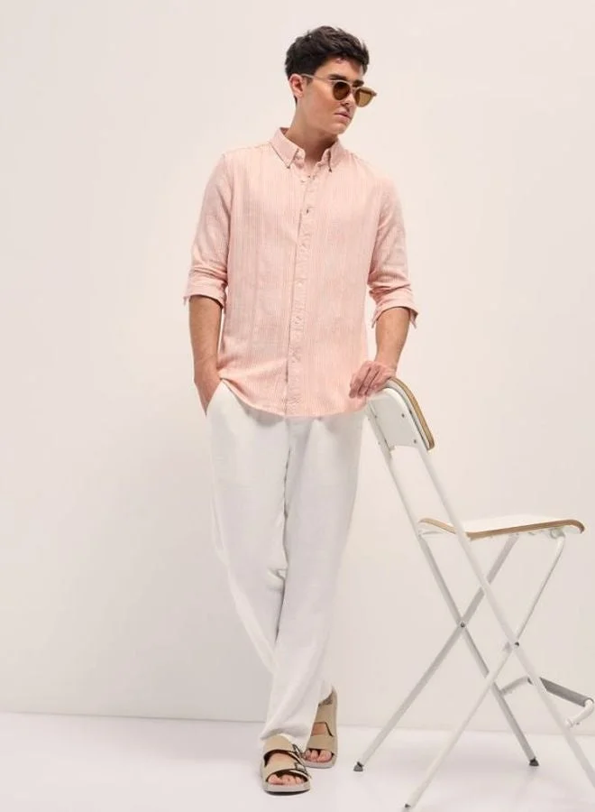 THE BEAR HOUSE Men's Shirt for Casual and Formal Wear | Classic Button-Down Style for Office, Daily Use, Travel, Events & All-Season Outfits | Versatile & Stylish Wardrobe Essential for Every Occasion