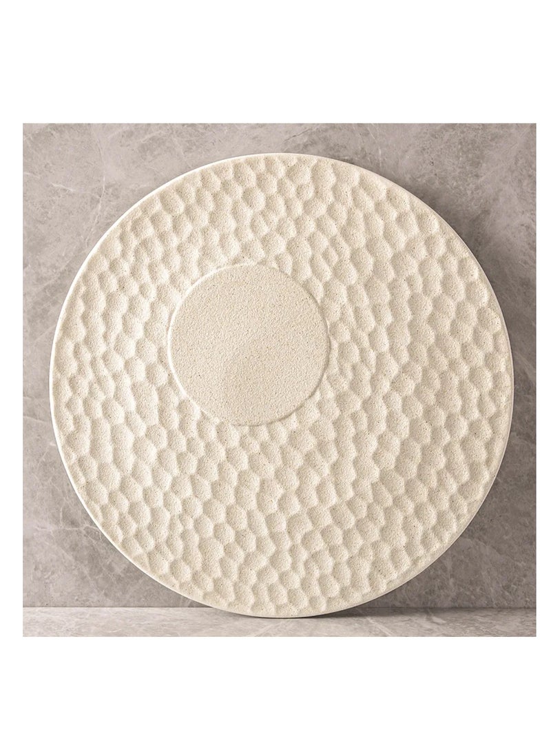 MAAC HOME MAAC Home Concrete Style Plate with Moon Design| Elegant Durable and Classic design Perfect for Family Everyday Use, and Family Get- Together, Restaurant, Banquet and More (Moonlight Style, 6)  - Image 2