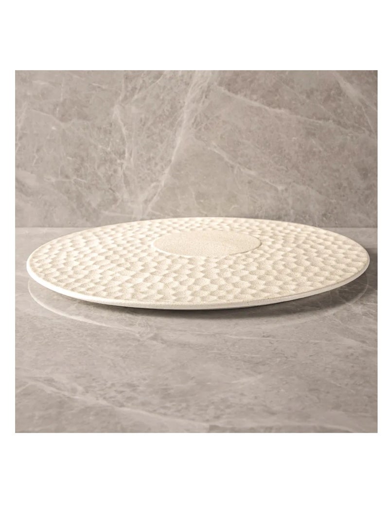 MAAC HOME MAAC Home Concrete Style Plate with Moon Design| Elegant Durable and Classic design Perfect for Family Everyday Use, and Family Get- Together, Restaurant, Banquet and More (Moonlight Style, 6)  - Image 3