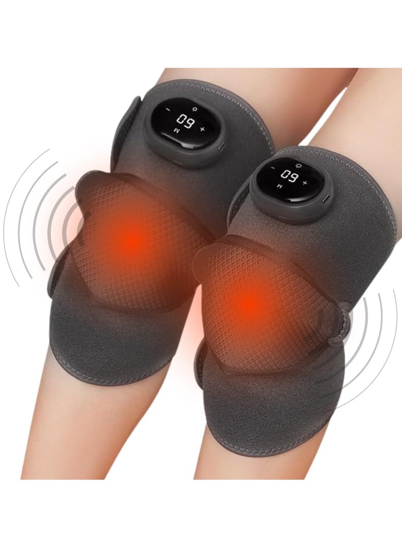DubaiGallery 1pc Heated Knee Massager Shoulder Brace, 3-In-1 Heated Knee Elbow Shoulder Brace Wrap, Knee Heating Pad, Adjustable Heating Modes, Heating Pad For Knee Elbow Shoulder Relax Leg Warmers - Image 2