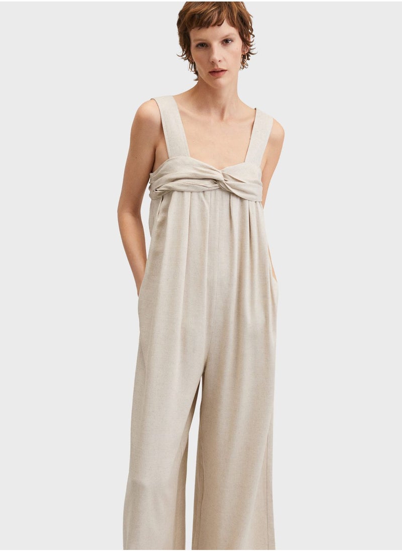 MANGO - Wide Leg Jumpsuit - Image 1