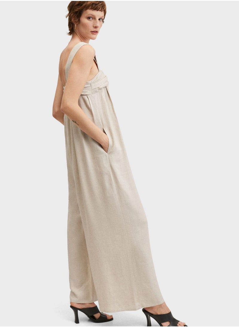 MANGO - Wide Leg Jumpsuit - Image 1