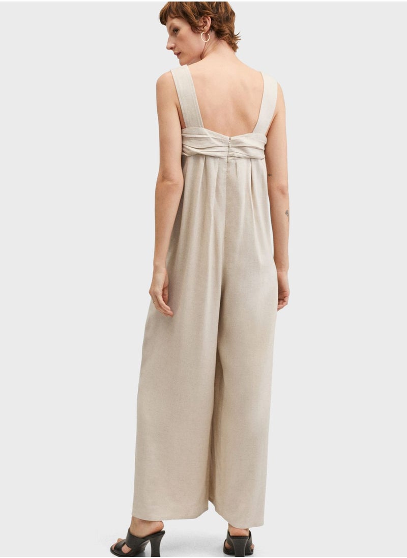 MANGO - Wide Leg Jumpsuit - Image 1