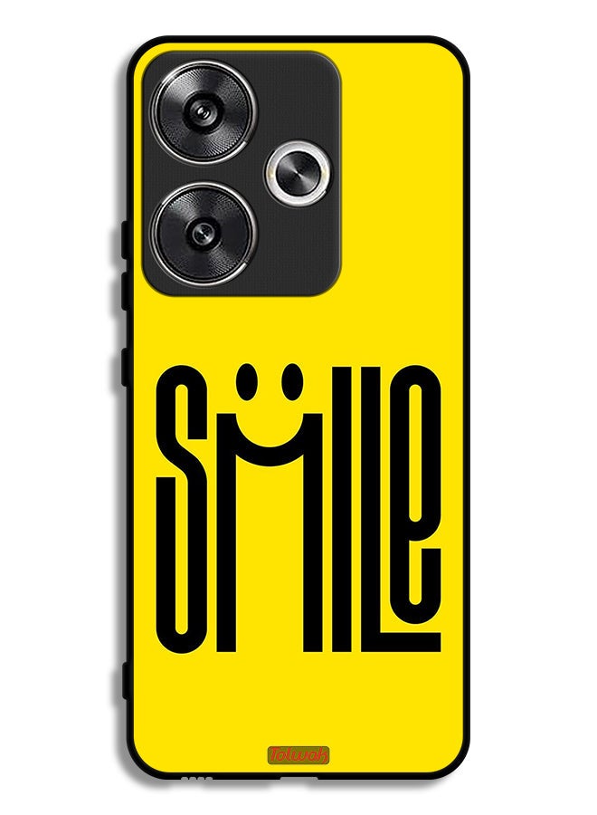 Tolwak Xiaomi Poco F6 5G Protective Case Cover Smile Art - Image 1