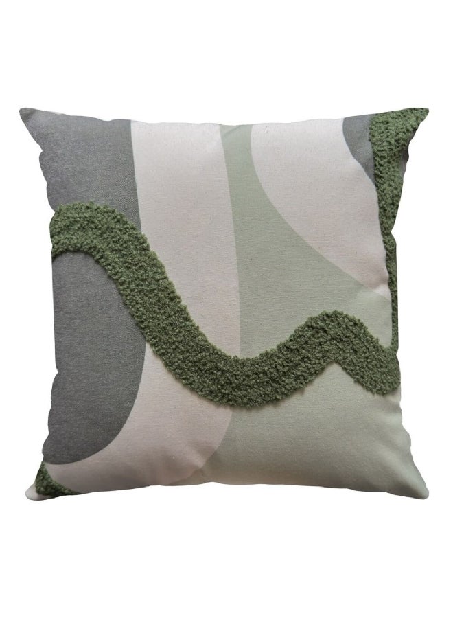 Belchior Donatella Embroidery Detail Decorative Cushion Multicolour 43 x 43 cm 461075 - Image 1