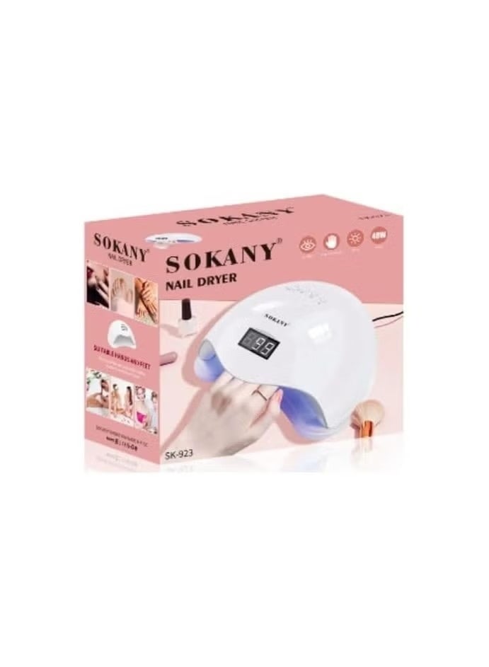 sokany Nail Dryer with Gel Polish Lamps SK-923 - Image 2