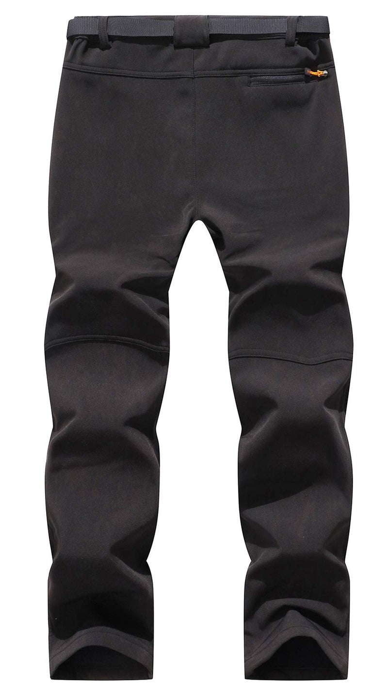 BenBoy Men's Snow Ski Outdoor Waterproof Windproof Fleece Cargo Hiking Pants,AN-SF1602M-BlackTall-S - Image 2