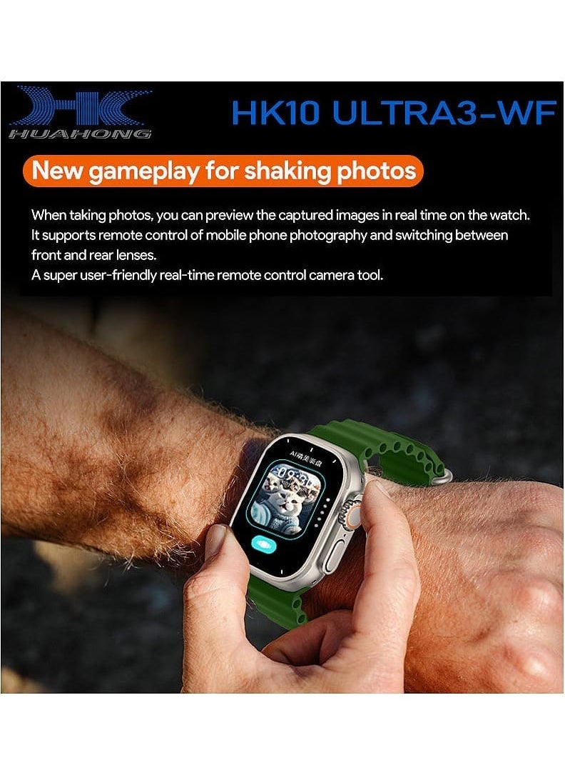 Latest technology HK10 ULTRA3-WF smartwatch Connect Wifi 90Hz high refresh wifi Chat GPT Artificial Intelligence smartwatches With Two Strap - pzsku/Z0F200F753475F4A9320FZ/45/_/1736428989/5897b05f-55af-42f2-a160-4a6afc8ece5c