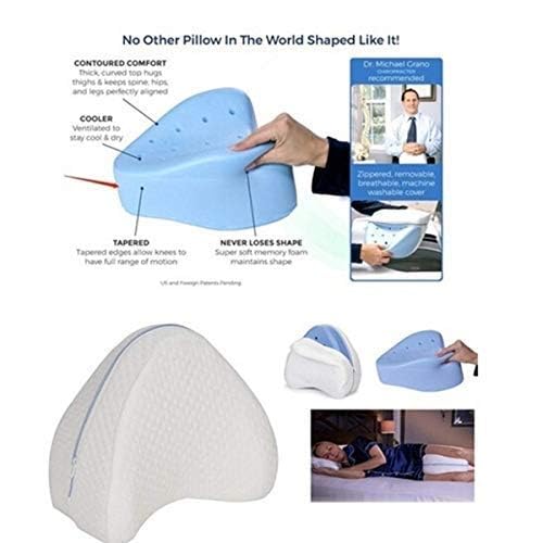 EDBIRET Knee Pillow for Side Sleep It Designed for Back PainSciatic Nerve Pain ReliefLeg Pain Pregnancy Hip and Joint Pain Memory Foam Leg Pillow - Image 2
