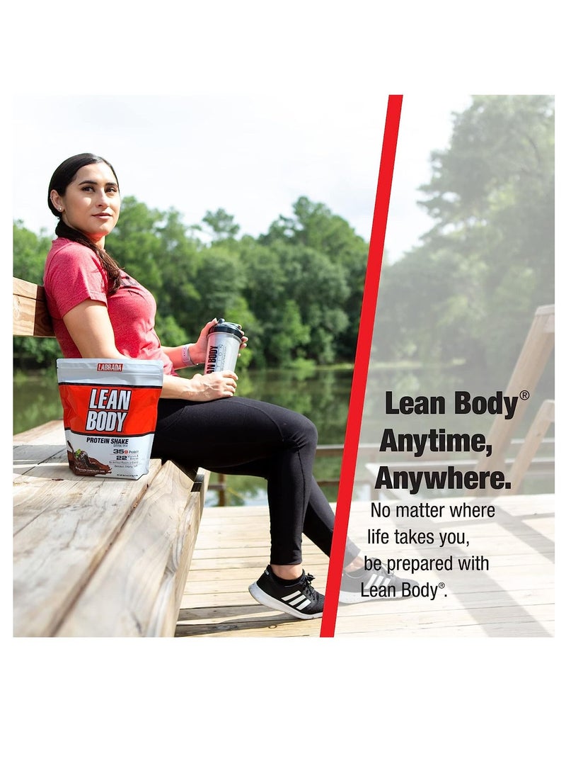LABRADA Lean Body Hi-Protein Meal Replacement Shake Strawberry 2.47 Pound - Image 4
