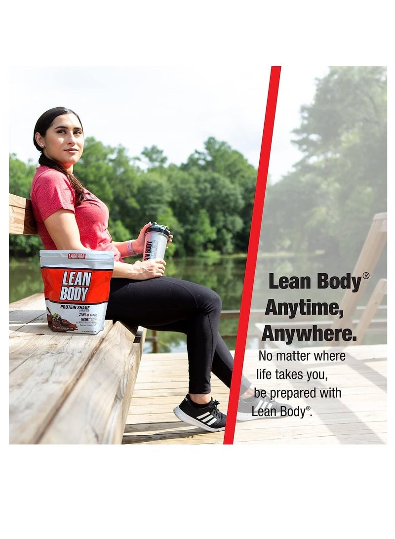 LABRADA Lean Body Hi-Protein Meal Replacement Shake Strawberry 2.47 Pound - Image 4