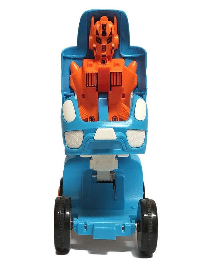 Bluebell Mini Cartoon Transformer Car for Kids & Lover - Push N Go Toys - Pull Back Racing Car (Pack of 1-multiolored) - Image 2