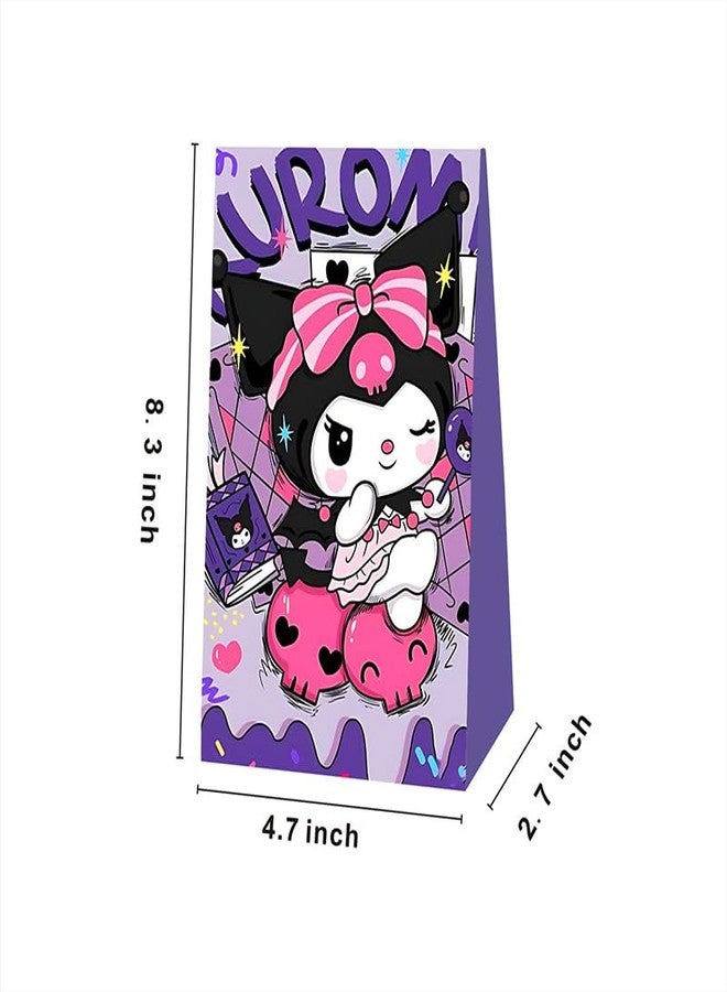 BNFUO 12pcs Kawaii and pink friends Party Favor Gift Bags Goodie Bags, Kawaii and Melody Party Supplies for Kids Birthday Decorations - Image 3