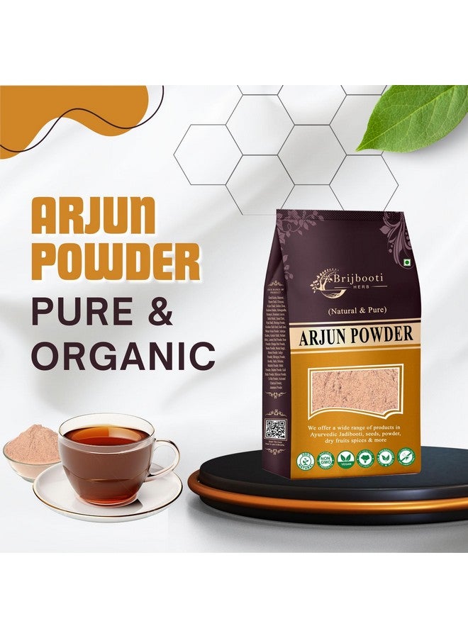 BrijBooti بودرة بريجبوتي أرجون كي تشال 500 جرام - شاي أرجون تشال - مسحوق ترميناليا أرجونا العضوي - دعم صحة القلب | معتمد من FSSAI و GMP و ISO - Image 5