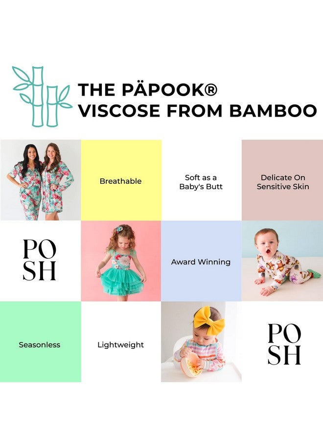 Posh Peanut Swaddle Blanket & Headband Set - Viscose from Bamboo Stretchy Baby Swaddle for Newborn Girls, Receiving Blanket or Nursing Cover - Image 4