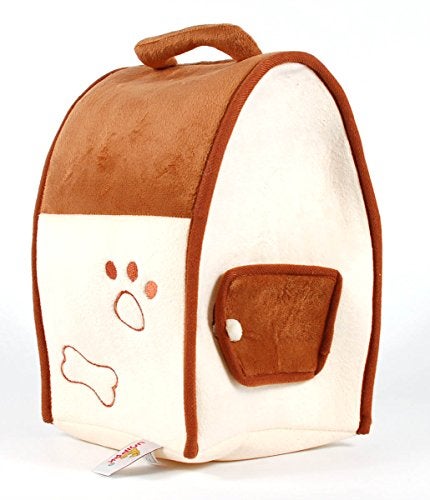 Unipak SFS Gift Bundle Unipak 12" Plush Dog House Carrying Case with 5 Stuffed Animal Dogs (Dalmatian, Yellow Labrador Retriever, Rottweiler, Poodle, and Cocker Spaniel) + 5 Cute Mini Puppy Figures - Image 4