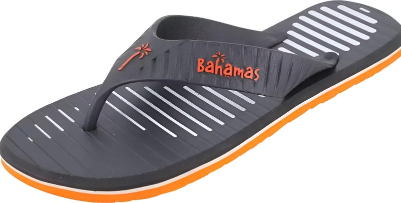 BAHAMAS Men's Slippers/Flip Flops - Daily Use Bathroom Slippers for Boys (Black, 7) - Image 4