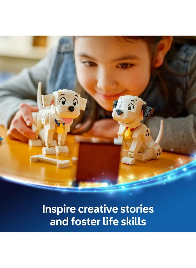 LEGO | Disney Classic Lucky & Penny 101 Dalmatians Puppies, Gift-Giving Idea, Building Toy for Kids 43271 - 268 Pieces - Image 4