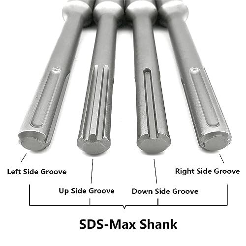 SPKLINE SDS-Max 18mm Diameter Shank Ground Rod Driver for 5/8 Inch and 3/4 Inch Ground Rods, Work with Bosch Dewalt Milwaukee Hilti and Other SDS Max Rotary Hammers and Demolition Hammers - Image 5