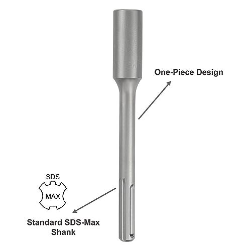 SPKLINE SDS-Max 18mm Diameter Shank Ground Rod Driver for 5/8 Inch and 3/4 Inch Ground Rods, Work with Bosch Dewalt Milwaukee Hilti and Other SDS Max Rotary Hammers and Demolition Hammers - Image 3