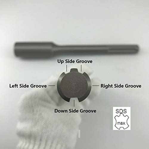 SPKLINE SDS-Max 18mm Diameter Shank Ground Rod Driver for 5/8 Inch and 3/4 Inch Ground Rods, Work with Bosch Dewalt Milwaukee Hilti and Other SDS Max Rotary Hammers and Demolition Hammers - Image 4