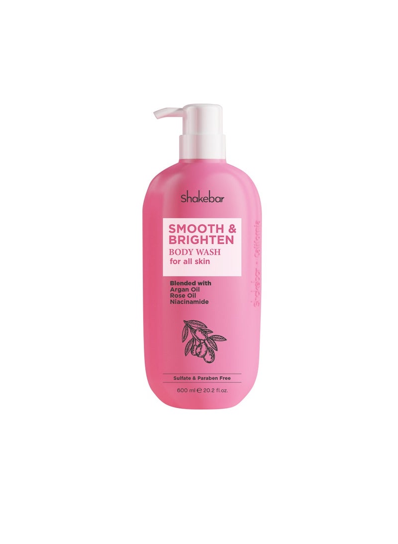 Shakebar Shower Gel Smooth and Brighten Body Wash  600 ml for Dry and Dull Skin - Image 1