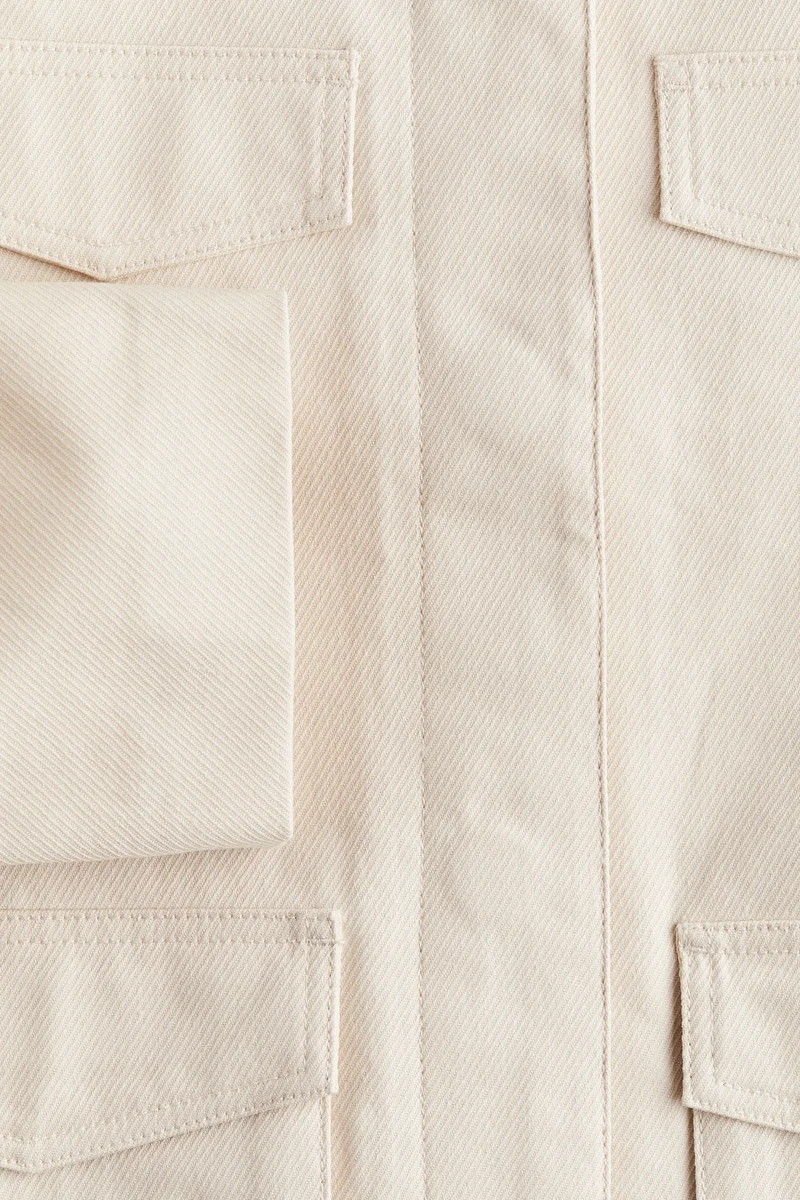 اتش اند ام جاكيت كارغو من قماش التويل