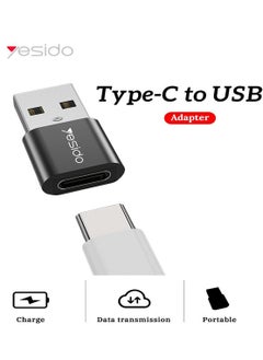 Yesido Yesido GS09 Connector Adapter Type-C to USB Mini Aluminum Alloy Data Transfer Super Fast Charging 2.0A OTG Adapter - Black  - Image 3