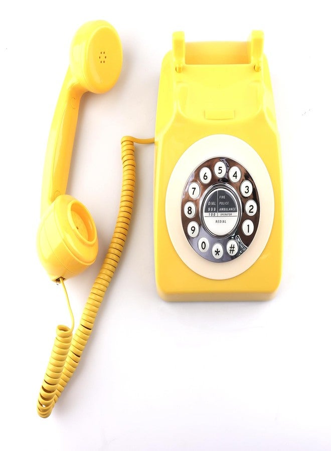 SIXDEFLY Retro Telephone, Classic Landline Telephone Vintage Old Fashioned Corded Telephone with Redial Function,for Home & Office Decor - Image 3