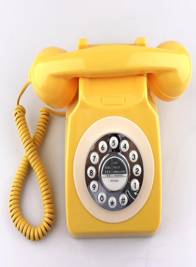 SIXDEFLY Retro Telephone, Classic Landline Telephone Vintage Old Fashioned Corded Telephone with Redial Function,for Home & Office Decor - Image 2