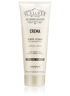 Il Salone Milano Professional Iconic Cream Mask for Normal to Dry Hair - Deep Conditioning Cream - Moisturizes and Adds Shine - 8.55 Oz. / 250ml