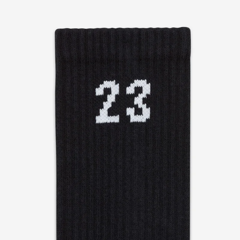 Jordan Black Essentials Crew Socks (3 Pairs)  | Best Price UAE
