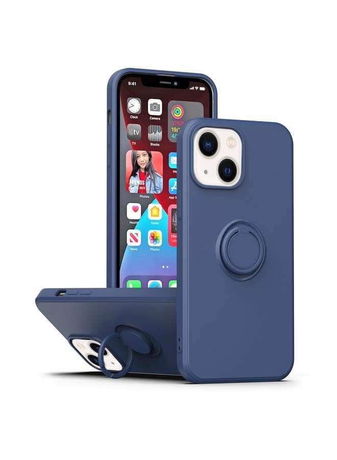 اس-توب جراب لهاتف iPhone 14 مع حامل حلقي من السيليكون - Image 1