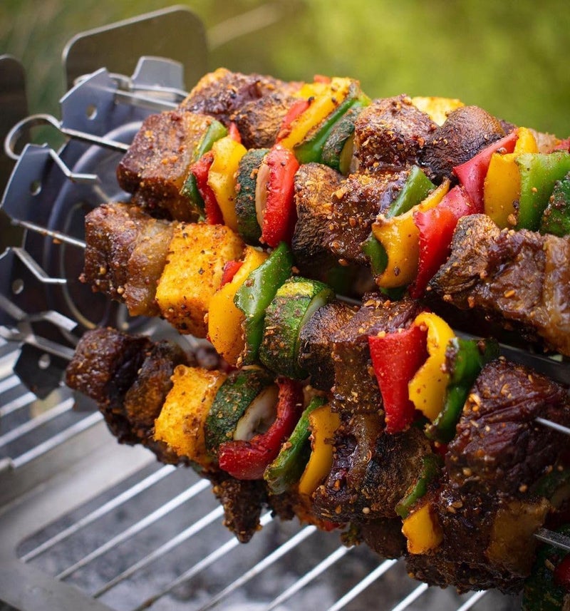 ROTO-Q 360 Skewer Set: Create Perfect Kebabs with This Rotisserie Attachment - For Meats, Vegetables, and More (Compatible with ROTOQ360 Rotisserie) - Image 3