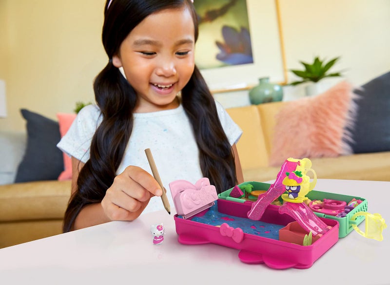 Hello Kitty Sanrio Hello Kitty & Friends Watermelon Beach Pencil Box Playset GVC39 - Image 2