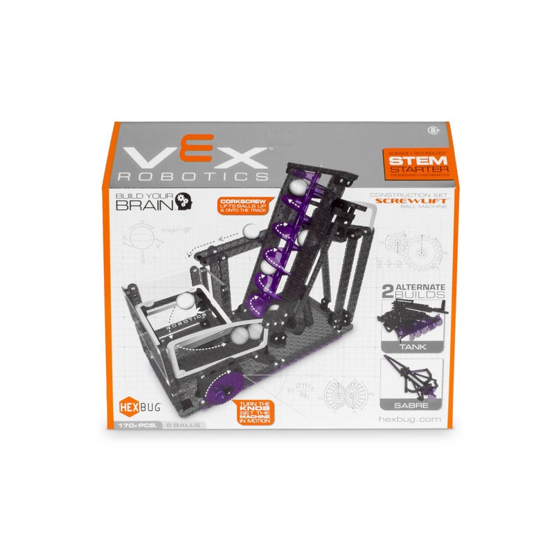 HEXBUG VEX Robotics Screw Lift Ball Machine, Purple, Black - Image 3